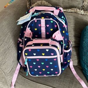 BNWT pottery barn kids backpack and lunchbox
